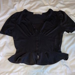 cute black top